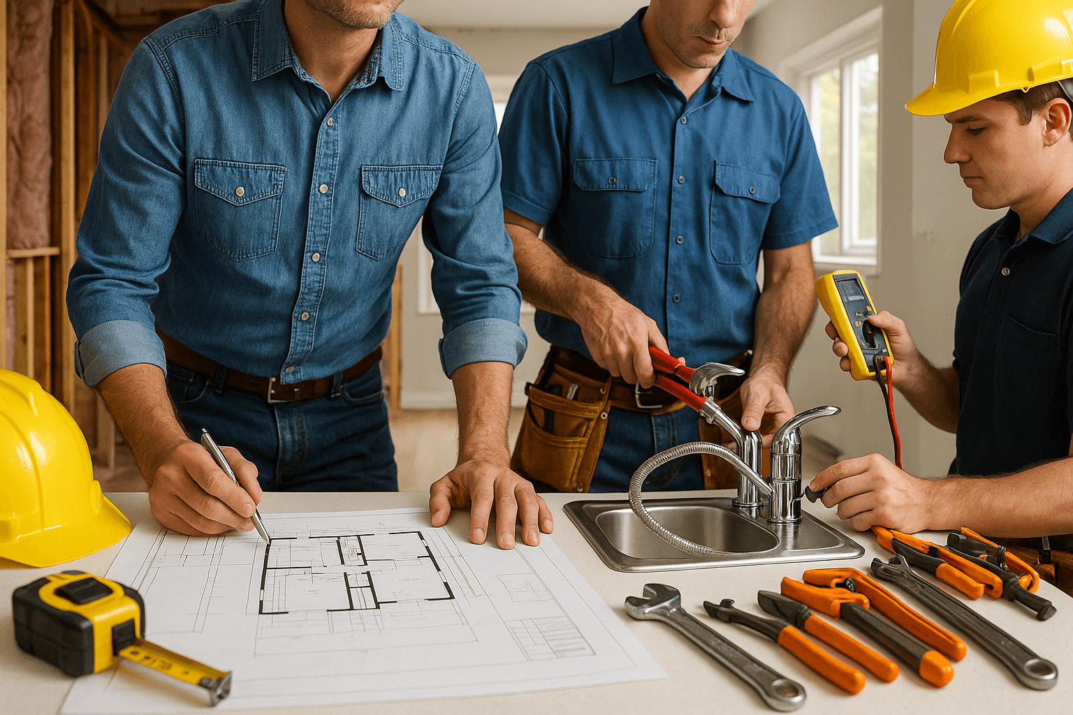 Professional construction work